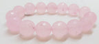 Rose Quartz Elastic Bead Bracelet