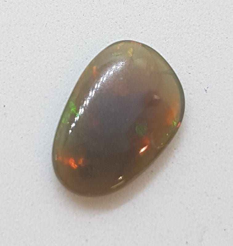 Polished Natural Grey Lightning Ridge Opal – Freeform Shape – Loose / Unset Stone