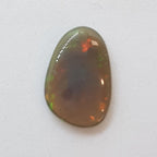 Polished Natural Grey Lightning Ridge Opal – Freeform Shape – Loose / Unset Stone