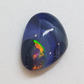 Polished Natural Blue Lighting Ridge Fish Eye Opal – Freeform Shape – Loose / Unset Stone