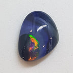 Polished Natural Blue Lighting Ridge Fish Eye Opal – Freeform Shape – Loose / Unset Stone