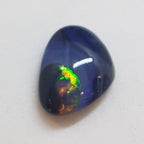 Polished Natural Blue Lighting Ridge Fish Eye Opal – Freeform Shape – Loose / Unset Stone