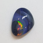 Polished Natural Blue Lighting Ridge Fish Eye Opal – Freeform Shape – Loose / Unset Stone