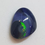Polished Natural Blue Lighting Ridge Fish Eye Opal – Freeform Shape – Loose / Unset Stone