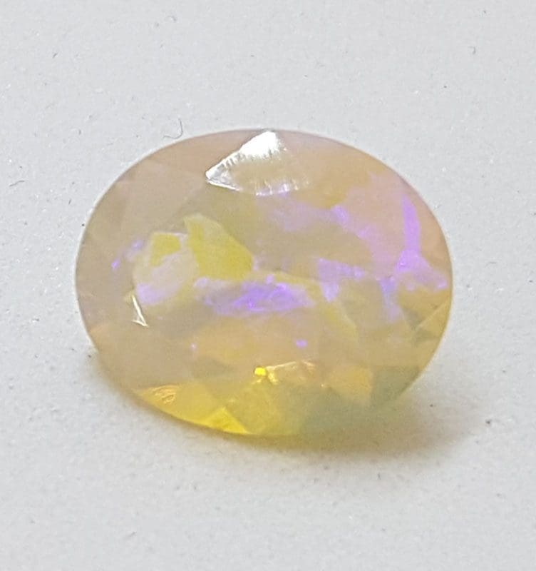 Faceted Natural 2.02ct Fire Jelly Opal - Oval - Loose / Unset Stone