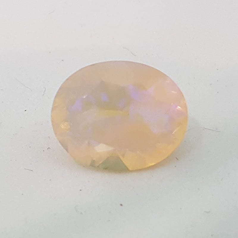 Faceted Natural 2.02ct Fire Jelly Opal - Oval - Loose / Unset Stone