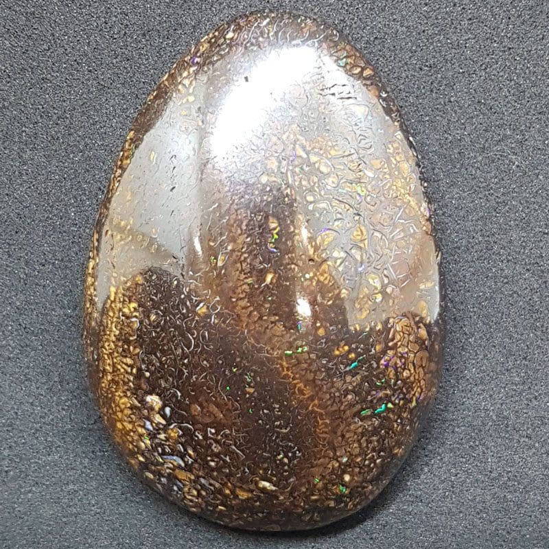 Polished Natural Koroit Boulder Opal - 140ct Large Egg-Shaped Oval Shape - Loose / Unset Stone