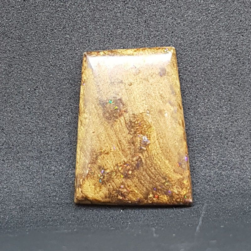 Polished Natural Koroit Boulder Opal - 25ct Large " Rectangular " Shape - Loose / Unset Stone