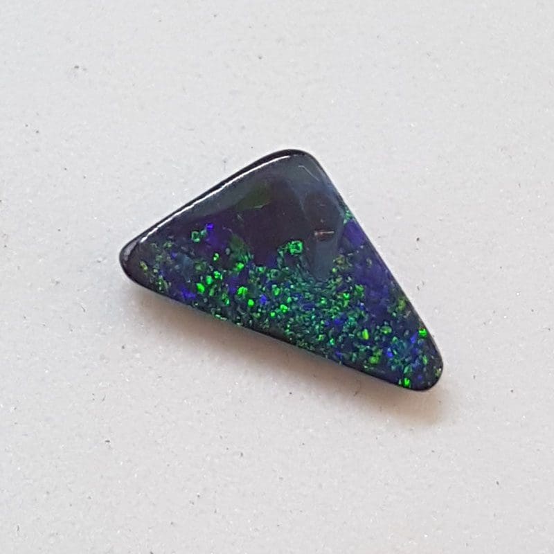 Polished Natural Blue Opal - Triangular Shape - Loose / Unset Stone