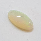 Polished Solid White Natural Opal - Oval Shape - Loose / Unset Stone