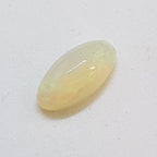 Polished Solid White Natural Opal - Oval Shape - Loose / Unset Stone