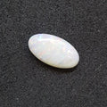 Polished Solid White Natural Opal - Oval Shape - Loose / Unset Stone