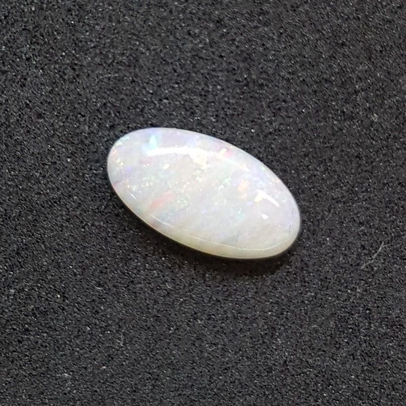Polished Solid White Natural Opal - Oval Shape - Loose / Unset Stone