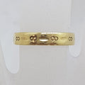 9ct Yellow Gold Infinity Patterned Wedding Band / Wedding Ring - Antique / Vintage