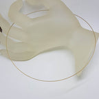 9ct Yellow Gold Fine Omega Choker Necklace / Chain