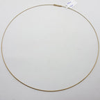 9ct Yellow Gold Fine Omega Choker Necklace / Chain