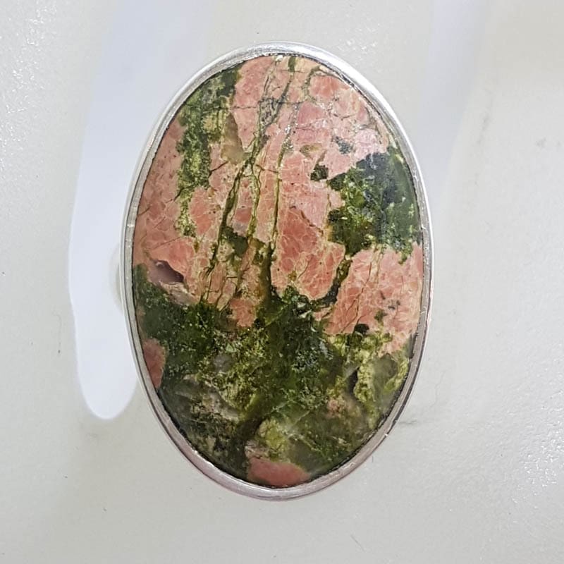 Sterling Silver Large Oval Ring
