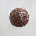 Sterling Silver Large Round Jasper Ring