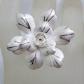 Sterling Silver Very Large Flower Ring - Matte Finish