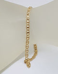 9ct Yellow Gold Ornate Anchor Link Bracelet