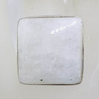 Sterling Silver Bezel Set Large Square Moonstone Ring
