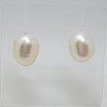 9ct Yellow Gold Freeform Pearl Studs / Earrings - Large