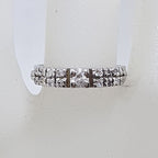 18ct White Gold Claw Set Diamond Engagement Ring / Wedding Ring / Eternity Ring / Dress Ring - Antique / Vintage