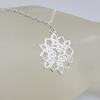 Sterling Silver Celtic Knots Star Shaped Pendant on Silver Chain