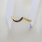 9ct Yellow Gold Curved Wedding Band Ring