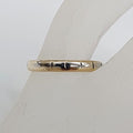 18ct Yellow Gold &amp; White Gold Patterned Wedding Band Ring - Antique / Vintage
