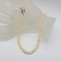 Cultured Pearl Neckace with Sterling Silver Clasp - Vintage