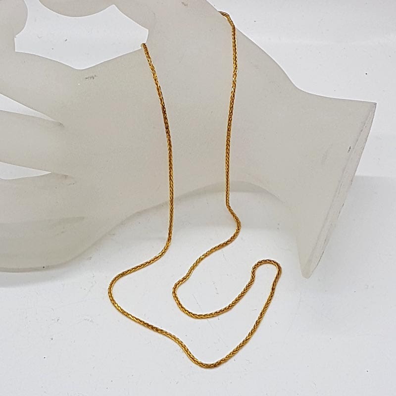 22ct Yellow Gold Weaved Snake Chain / Necklace