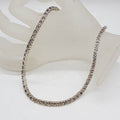 Sterling Silver Amethyst Collier Necklace / Chain