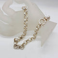 Sterling Silver Thick Belcher Link Necklace / Chain with Bolt Clasp