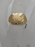 22ct Yellow Gold Ornate Rectangular Signet Ring - Antique / Vintage - Gents Ring / Ladies Ring