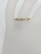 18ct Yellow Gold Diamond Eternity Ring. Channel Set all the way around. Wedding Ring, Eternity Ring, Stackable Ring and/or Dress Ring