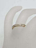18ct Yellow Gold Diamond Eternity Ring. Channel Set all the way around. Wedding Ring, Eternity Ring, Stackable Ring and/or Dress Ring