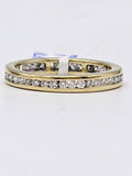 18ct Yellow Gold Diamond Eternity Ring. Channel Set all the way around. Wedding Ring, Eternity Ring, Stackable Ring and/or Dress Ring