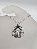Sterling Silver Georg Jensen Denmark - Danish Designer - Heritage Pendant of the Year 2006 - Pendant on Silver Chain