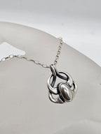 Sterling Silver Georg Jensen Denmark - Danish Designer - Heritage Pendant of the Year 2006 - Pendant on Silver Chain
