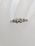 18ct Yellow Gold and Platinum Diamond Et Toi Et Moi Two Stone Ring / Engagement Ring - Antique / Vintage
