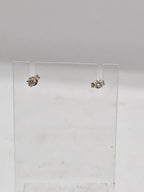 9ct Yellow Gold Diamond Solitaire Studs Earrings