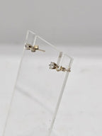 9ct Yellow Gold Diamond Solitaire Studs Earrings
