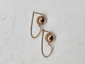 9ct Yellow Gold Euro Ball Earrings