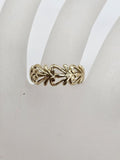 9ct Yellow Gold Ornate Filigree Design Ring