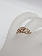9ct Rose Gold Ornate Filigree Open Design Ring