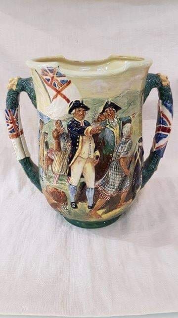 Royal Doulton Captain Cook Loving Cup with Original Paperwork. Limited Edition Number 223 of 350 Dated 1933