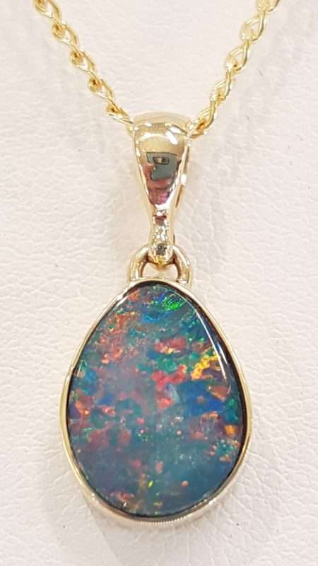 Opal and Gold Pendant