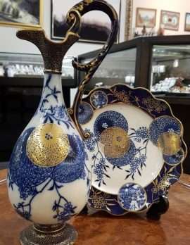 Assorted Royal Doulton Blue and Gold China