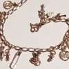 9ct Gold Charm Bracelet - Charms